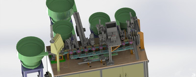 按纽开关组装机