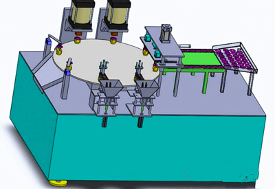 锁盖自动铆合机